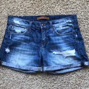 Joe’ Distressed Denim Shorts size 26